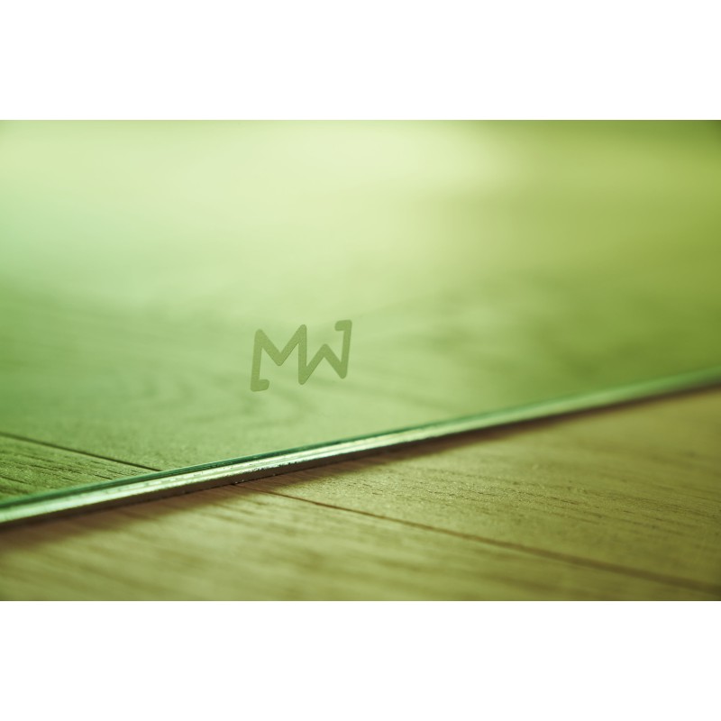 Armchair MW01 Transparent - Seat Green - Glass