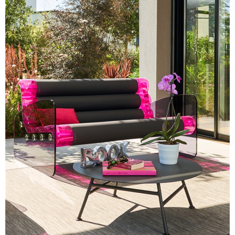 Sofa MW03 - TPU Pink - Runner seat black - PMMA...