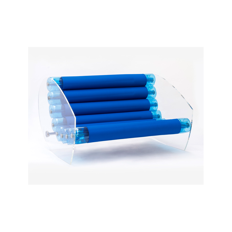 MW05 Acrylic Glass Sofa - Blue TPU Seat and...