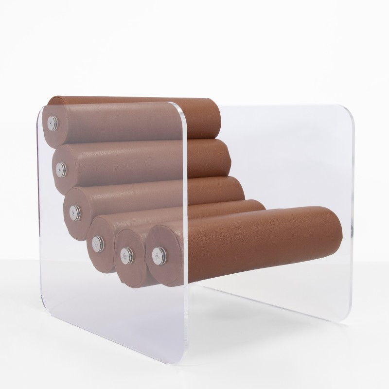 MW02 armchair in acrylic glass - Soshagro foam...