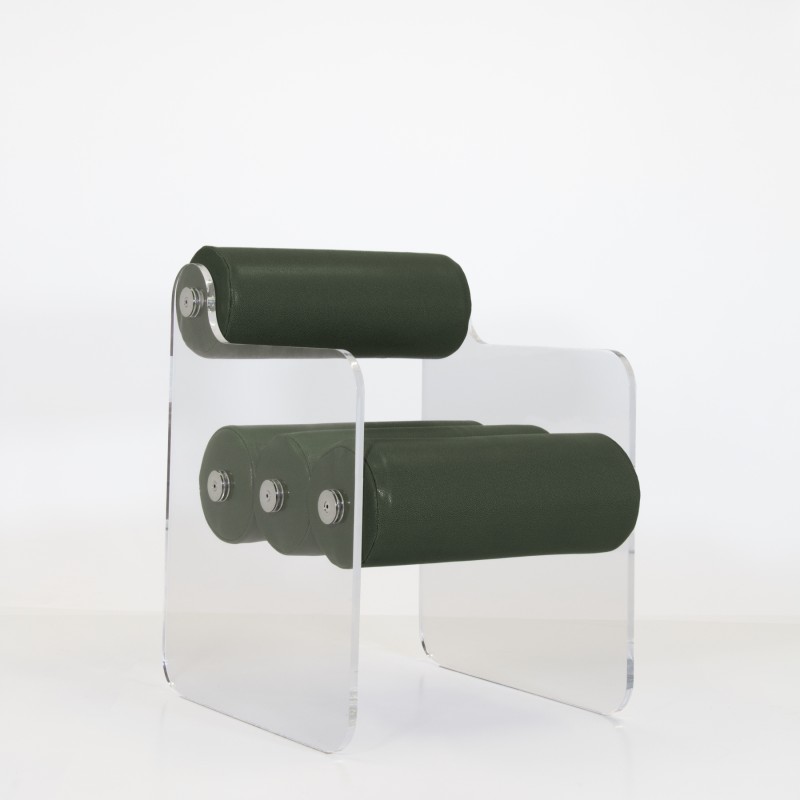 MW04 Chair - Soshagro Foam Seat - Transparent PMMA