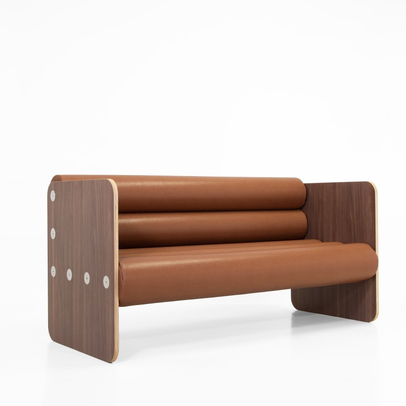 MW01 Sofa - Soshagro Foam Seat - Wood