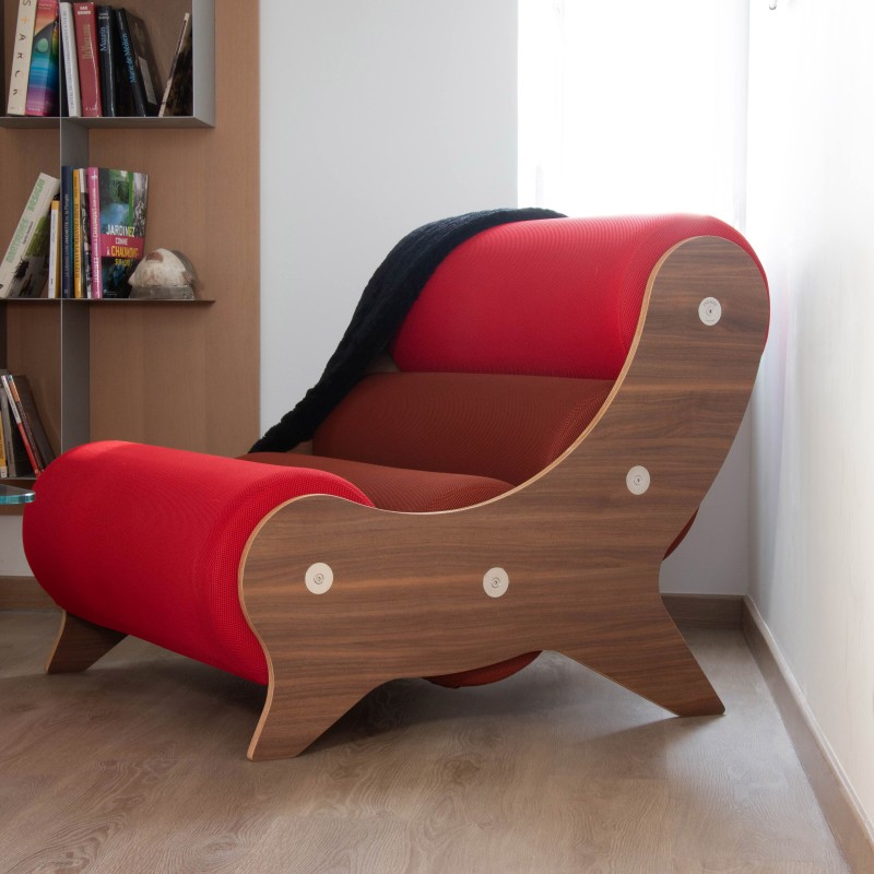 MW06 Armchair - Runner Foam Seat - Wood